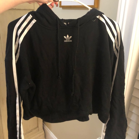 🥳SOLD Womens adidas cropped hoodie - Picture 2 of 3